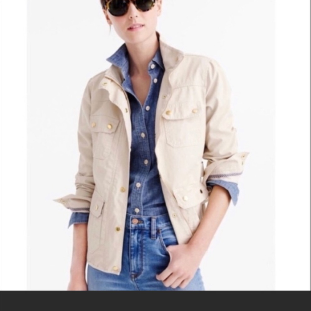 J. Crew The downtown field jacket Large